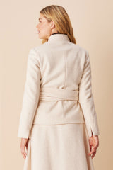 Wickel-Jacke Creme - Marianna Déri