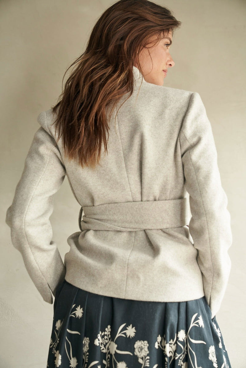 Wickel-Jacke Taupe - Marianna Déri