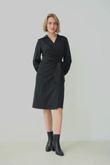 Black Wrap Dress