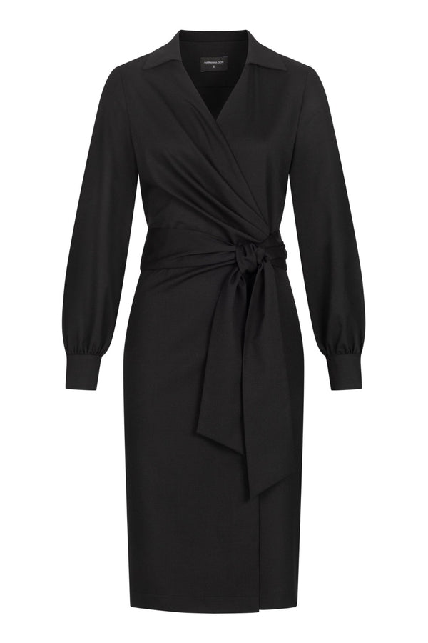 Black Wrap Dress